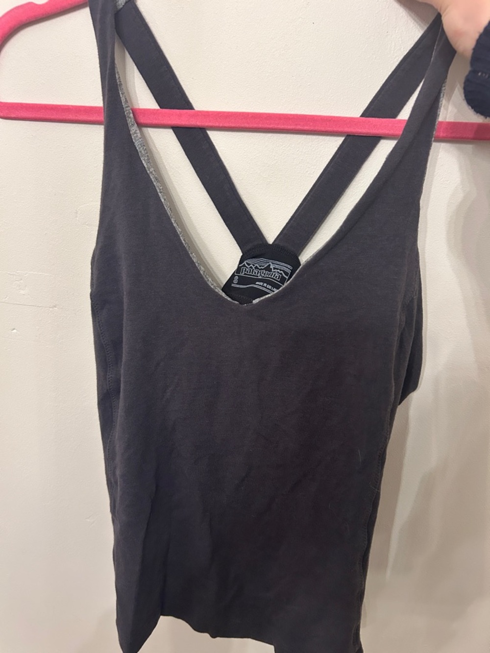 Patagonia Women's Charcoal Gray Crossback Tank Top